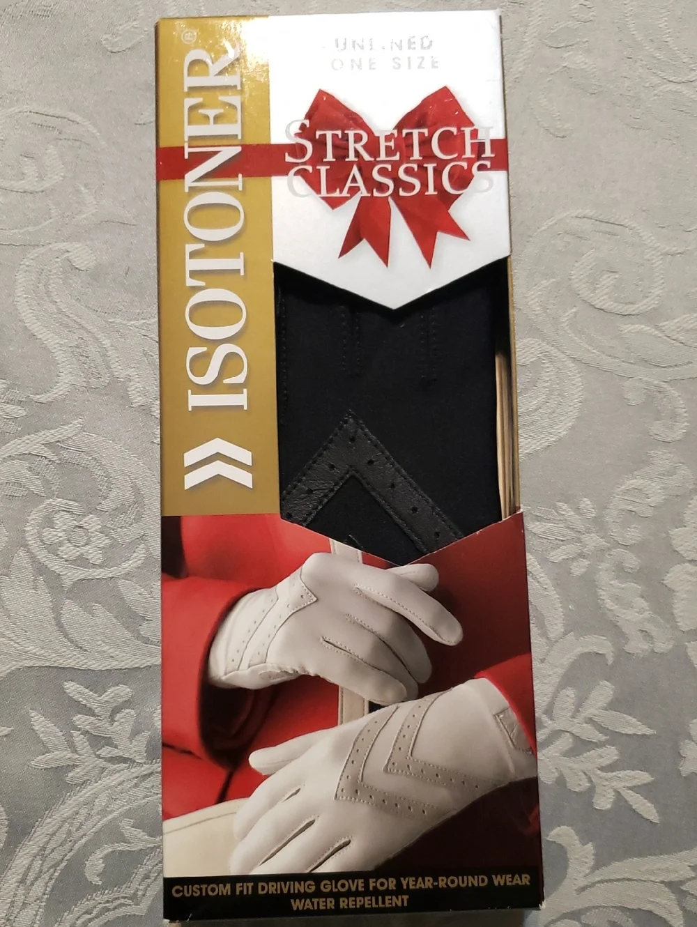 NWT- Isotoner Unlined Stretch Black Gloves